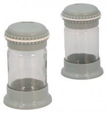 HANE IRIS Macaron Salt&Pepper üveg fűszerszóró szett 2*105ml, rószaszín, fehér, szürke vagy kék színű HN-1139 Háztartás / Otthon / Kültér - Lakásfelszerelés - Tároló - 508724
