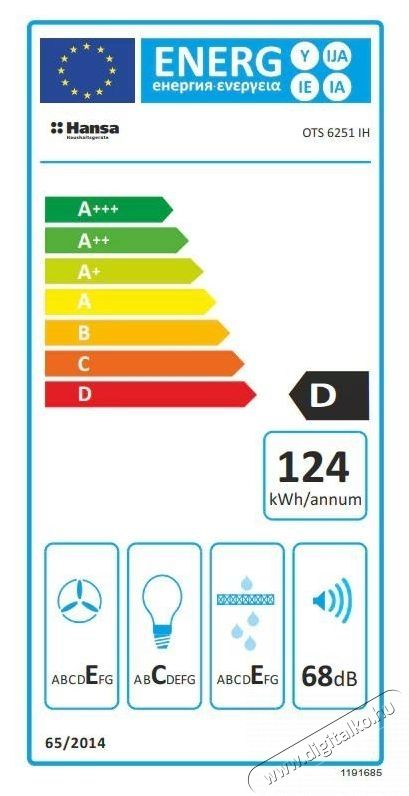 Hansa OTS6251IH Teleszk&oacute;pos be&eacute;p&iacute;thető p&aacute;raelsz&iacute;v&oacute; Konyhai term&eacute;kek - P&aacute;raelsz&iacute;v&oacute; - Be&eacute;p&iacute;thető / kih&uacute;zhat&oacute; - 533414