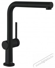 Hansgrohe Talis m54 konyhai csaptelep, 270 mm, 1 f&uacute;v&oacute;ka, kih&uacute;zhat&oacute; L-kifoly&oacute;, matt fekete fel&uuml;let Konyhai term&eacute;kek - Mosogat&oacute; - Mosogat&oacute; csaptelep - 536747