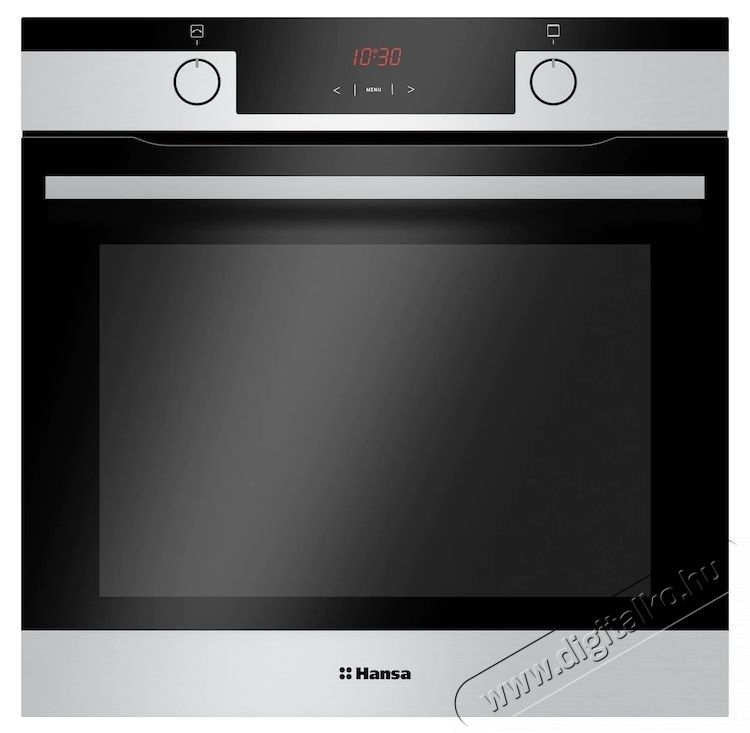 Hansa BOEIS694097 be&eacute;p&iacute;thető s&uuml;tő, 77 l, 11 funkci&oacute;s, Grill, Időz&iacute;tő, D energiaoszt&aacute;ly, Rozsdamentes ac&eacute;l Konyhai term&eacute;kek - S&uuml;tő-főzőlap, tűzhely (be&eacute;p&iacute;thető) - S&uuml;tő (be&eacute;p&iacute;thető) - 537857
