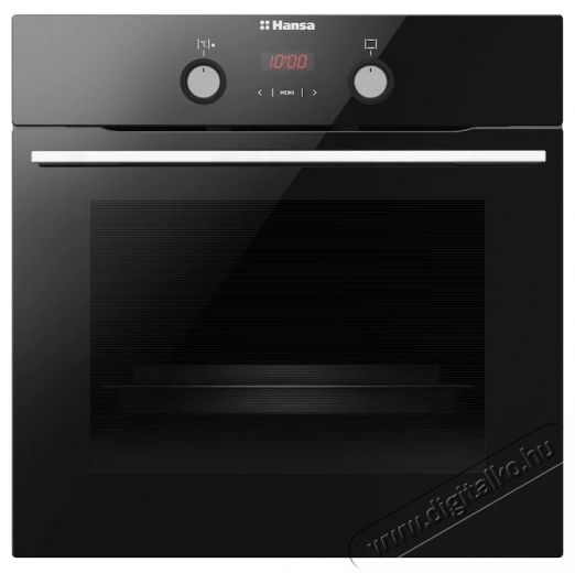Hansa BOES68465 Be&eacute;p&iacute;thető s&uuml;tő, 65L, 8 funkci&oacute;, Grill, D energiaoszt&aacute;ly, Fekete &uuml;veg Konyhai term&eacute;kek - S&uuml;tő-főzőlap, tűzhely (be&eacute;p&iacute;thető) - S&uuml;tő (be&eacute;p&iacute;thető) - 537856