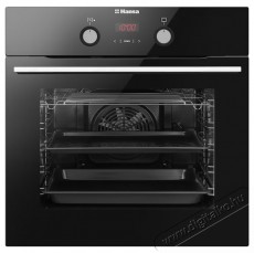 Hansa BOES68465 Be&eacute;p&iacute;thető s&uuml;tő, 65L, 8 funkci&oacute;, Grill, D energiaoszt&aacute;ly, Fekete &uuml;veg Konyhai term&eacute;kek - S&uuml;tő-főzőlap, tűzhely (be&eacute;p&iacute;thető) - S&uuml;tő (be&eacute;p&iacute;thető) - 537856