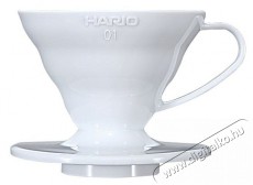 Hario Dripper V60-01, műanyag, fehér Konyhai termékek - Kávéfőző / kávéörlő / kiegészítő - Filteres kávéfőző - 524880