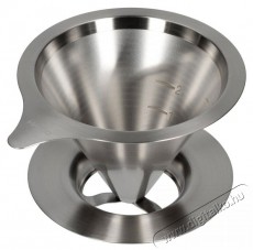 Hario Dripper V60-02, fém Konyhai termékek - Kávéfőző / kávéörlő / kiegészítő - Filteres kávéfőző - 524867
