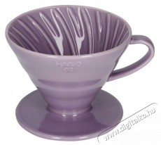 Hario Dripper V60-02, ker&aacute;mia, lila Konyhai term&eacute;kek - K&aacute;v&eacute;főző / k&aacute;v&eacute;&ouml;rlő / kieg&eacute;sz&iacute;tő - Filteres k&aacute;v&eacute;főző - 524878