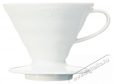 Hario DripperV60-02, kerámia, fehér Konyhai termékek - Kávéfőző / kávéörlő / kiegészítő - Filteres kávéfőző - 524859