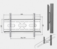 HARMANTRADE ML-P14L Tv kiegészítők - Fali tartó / konzol - Fali tv tartó - 254152