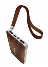 Harman Kardon Esquire mini Bluetooth hangszóró és kihangosító - barna Audio-Video / Hifi / Multimédia - Hordozható, vezeték nélküli / bluetooth hangsugárzó - Hordozható, vezeték nélküli / bluetooth hangsugárzó - 300449