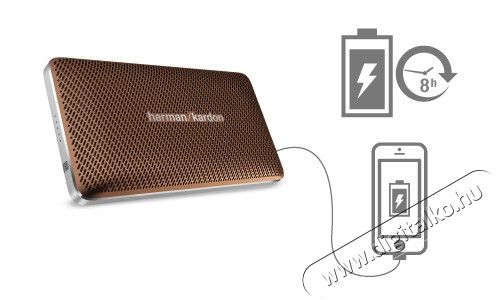 Harman Kardon Esquire mini Bluetooth hangszóró és kihangosító - barna Audio-Video / Hifi / Multimédia - Hordozható, vezeték nélküli / bluetooth hangsugárzó - Hordozható, vezeték nélküli / bluetooth hangsugárzó - 300449