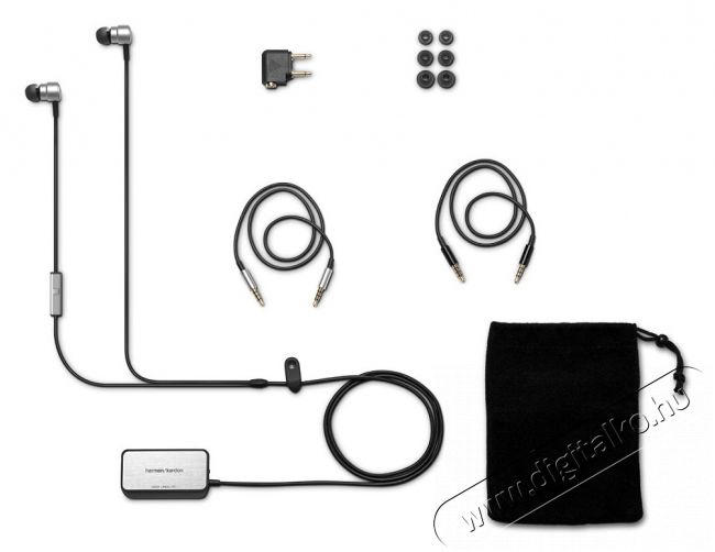 Harman Kardon Soho II NC headset - fekete-ezüst Audio-Video / Hifi / Multimédia - Fül és Fejhallgatók - Fülhallgató mikrofonnal / headset - 307660