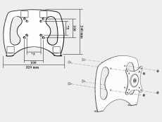 HARMANTRADE LTM17 notebook tartó adapter Iroda és számítástechnika - Notebook kiegészítő - Notebook tartó - 286315