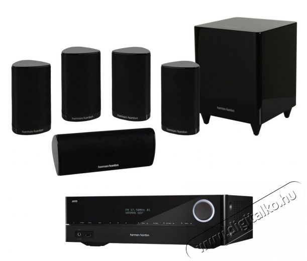 Harman Kardon AVR 161S 5.1 házimozi erősítő + HKTS 9 5.1 hangfalszett Audio-Video / Hifi / Multimédia - Házimozi - Összeállított házimozi szett - 300466