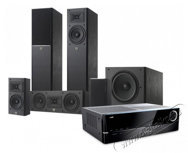 Harman Kardon AVR 151S 5.1 házimozi erősítő + JBL Arena 170 5.1 hangrendszer Audio-Video / Hifi / Multimédia - Hangfal - Hangfalszett - Akciós hangfal csomag - 300464