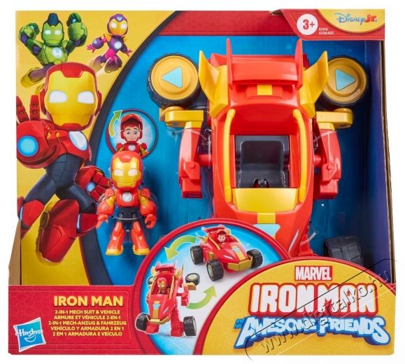 Hasbro Marvel Iron Man and His Awesome Friends Iron Man Mech-j&aacute;rmű. 2in1 &eacute;s figura H&aacute;ztart&aacute;s / Otthon / K&uuml;lt&eacute;r - J&aacute;t&eacute;k / Sport - J&aacute;t&eacute;kfigura - 531840