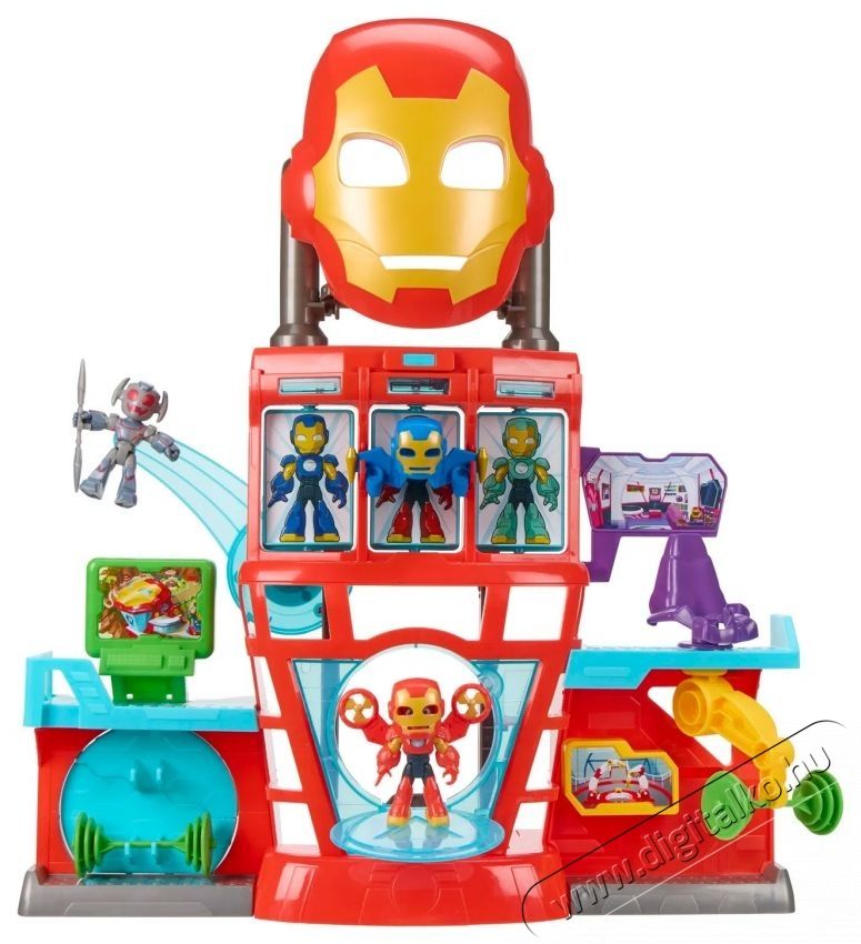 Hasbro Marvel Iron Man and His Awesome Friends Iron Quarters H&aacute;ztart&aacute;s / Otthon / K&uuml;lt&eacute;r - J&aacute;t&eacute;k / Sport - J&aacute;t&eacute;kfigura - 531838