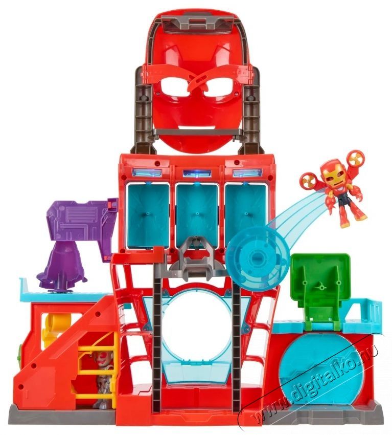 Hasbro Marvel Iron Man and His Awesome Friends Iron Quarters H&aacute;ztart&aacute;s / Otthon / K&uuml;lt&eacute;r - J&aacute;t&eacute;k / Sport - J&aacute;t&eacute;kfigura - 531838
