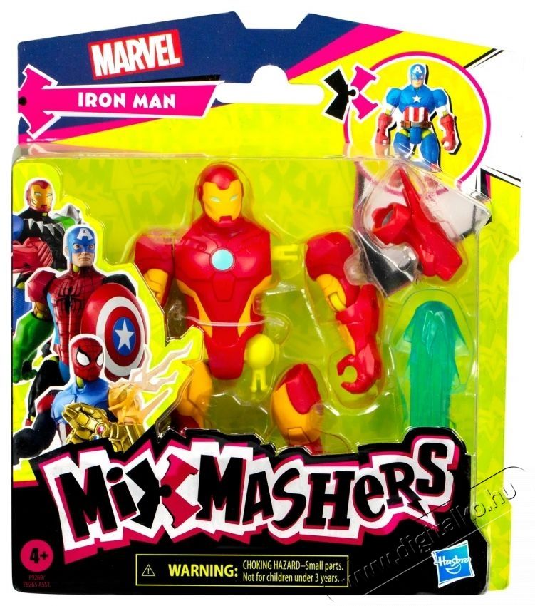 Hasbro Mixmashers Bossz&uacute;&aacute;ll&oacute;k Vasember H&aacute;ztart&aacute;s / Otthon / K&uuml;lt&eacute;r - J&aacute;t&eacute;k / Sport - J&aacute;t&eacute;kfigura - 531846