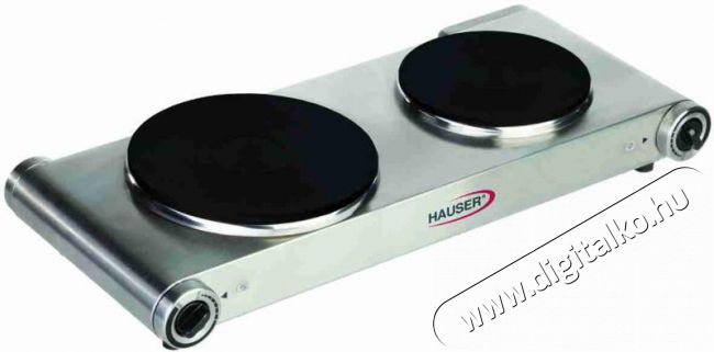 Hauser HP-231S elektromos főzőlap Konyhai termékek - Sütő-főzőlap, tűzhely (szabadonálló) - Elektromos főzőlap (szabadonálló) - 284256