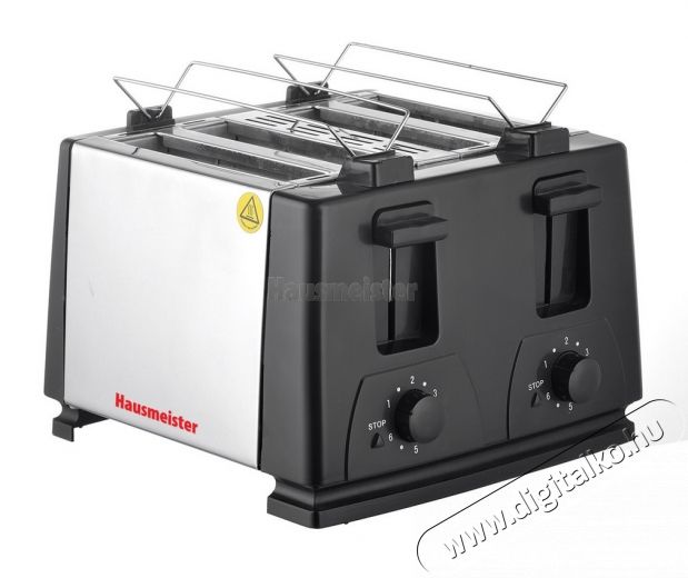 Hausmeister HM6554 kenyérpirító Konyhai termékek - Konyhai kisgép (sütés / főzés / hűtés / ételkészítés) - Kenyérpirító - 306143