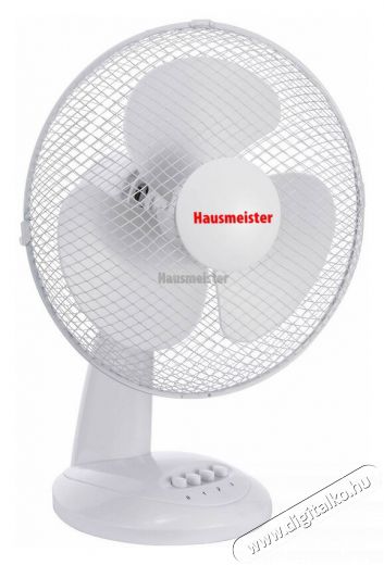 Hausmeister HM 8303 asztali ventilátor - fehér  Háztartás / Otthon / Kültér - Ventilátor / Légkondicionáló - Asztali ventilátor - 342218