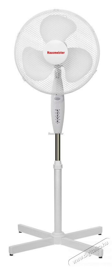 Hausmeister HM 8503 távirányítós álló ventilátor - fehér  Háztartás / Otthon / Kültér - Ventilátor / Légkondicionáló - Álló / padló ventilátor - 342220