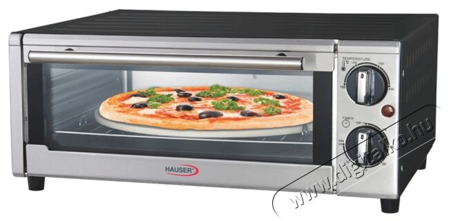 Hauser TO-1513 minisütő Konyhai termékek - Sütő-főzőlap, tűzhely (szabadonálló) - Mini sütő / mini grill / mini konyha - 305356