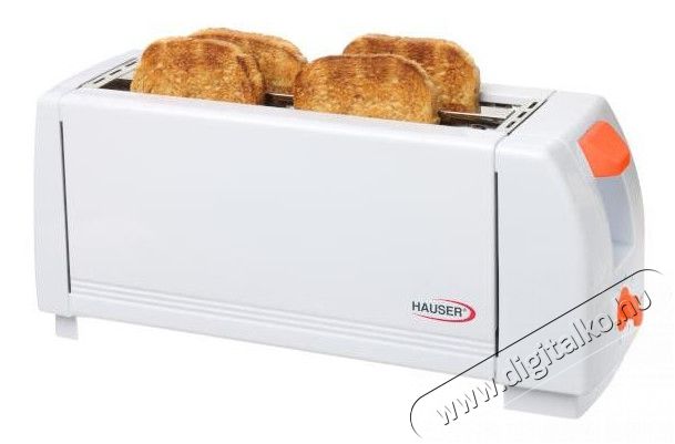 Hauser T-224 négyszeletes kenyérpirító Konyhai termékek - Konyhai kisgép (sütés / főzés / hűtés / ételkészítés) - Kenyérpirító - 284235