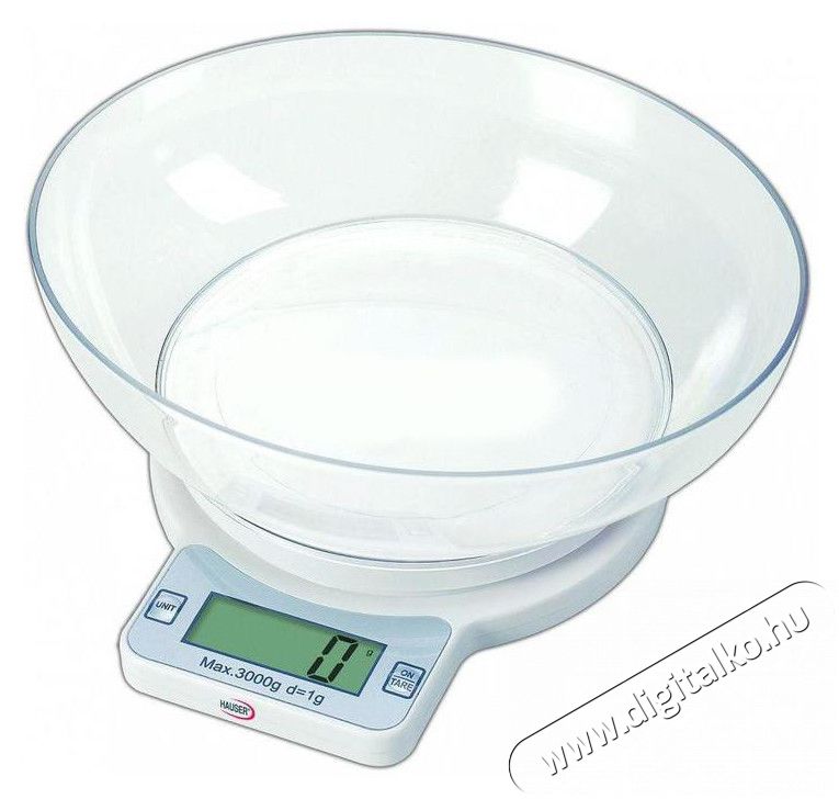 Hauser DKS-1051 digitális konyhai mérleg Konyhai termékek - Konyhai mérleg - 284244