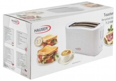 Hauser T214W kenyérpirító - fehér Konyhai termékek - Konyhai kisgép (sütés / főzés / hűtés / ételkészítés) - Kenyérpirító - 298552