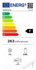 Hausmeister HM3193 alulfagyasztós hűtőszekrény Konyhai termékek - Hűtő, fagyasztó (szabadonálló) - Alulfagyasztós kombinált hűtő - 333167