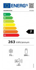 Hausmeister HM3506 HŰTŐ ALULFAGYASZTÓS Konyhai termékek - Hűtő, fagyasztó (szabadonálló) - Alulfagyasztós kombinált hűtő - 482800