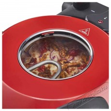 Hausmeister HM 6149 Da Gennaro 1200W 30 cm elektromos pizzasütő, piros Konyhai termékek - Konyhai kisgép (sütés / főzés / hűtés / ételkészítés) - Konyhai különlegesség - 495052