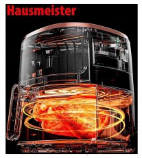 Hausmeister HM 6933 BIO FRITU Forrólevegős sütő, 1500 W, fekete, 5L Konyhai termékek - Konyhai kisgép (sütés / főzés / hűtés / ételkészítés) - Légkeveréses főzőgép / elektromos kukta / multifunkciós sütő - 495053