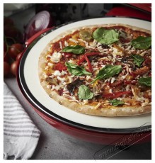 Hausmeister HM 6149 Da Gennaro 1200W 30 cm elektromos pizzasütő, piros Konyhai termékek - Konyhai kisgép (sütés / főzés / hűtés / ételkészítés) - Konyhai különlegesség - 495052