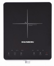 HAUSBERG HB-1526AB 2000W fekete elektromos egylapos indukciós főzőlap érintésvezérléssel Konyhai termékek - Sütő-főzőlap, tűzhely (szabadonálló) - Indukciós főzőlap (szabadonálló) - 501690