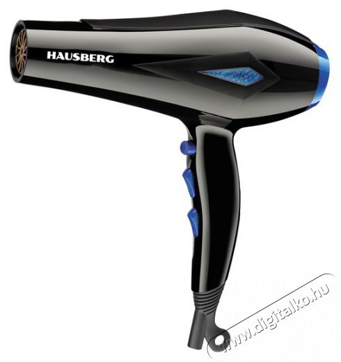 HAUSBERG HB-28 2400W fekete hajszárító Szépségápolás / Egészség - Hajápolás - Hajszárító - 502327