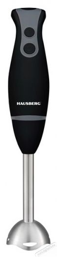 HAUSBERG HB-7672NG 300W fekete botmixer turbó sebesség fokozattal Konyhai termékek - Konyhai kisgép (előkészítés / feldolgozás) - Botmixer - 502423