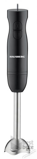 HAUSBERG HB-7674NG 300W fekete botmixer Konyhai termékek - Konyhai kisgép (előkészítés / feldolgozás) - Botmixer - 502448