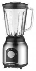 HAUSBERG HB-7762 600W-os acél turmixgép üvegedénnyel 1,5L, réz motorral Konyhai termékek - Konyhai kisgép (előkészítés / feldolgozás) - Turmixgép - 502406