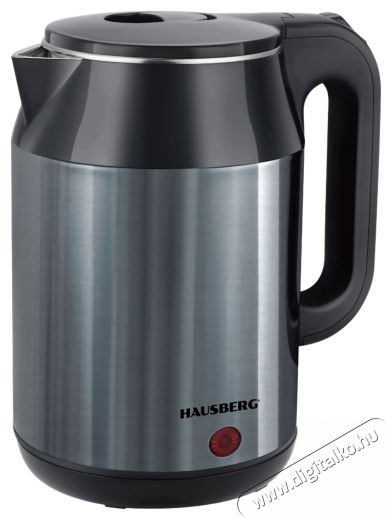 HAUSBERG HB-3623BL 2,2L-es kék dupla falú acél vízforraló 1800W Konyhai termékek - Vízforraló / teafőző - 502197