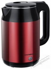 HAUSBERG HB-3623RS 2,2L vörös dupla falú acél vízforraló 1800W Konyhai termékek - Vízforraló / teafőző - 502198