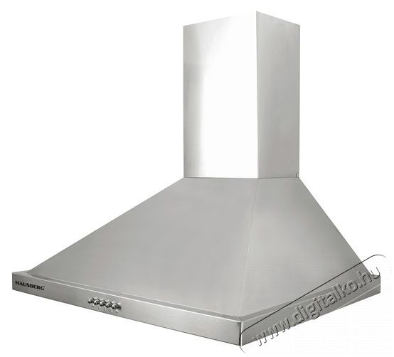 HAUSBERG HB-1260IN inox acél páraelszívó Konyhai termékek - Páraelszívó - Kürtős - 501701