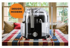 HAUSBERG HB-7500NG 350W fekete elektromos gyümölcscentrifuga 400ml Konyhai termékek - Konyhai kisgép (előkészítés / feldolgozás) - Gyümölcs centrifuga / prés - 502534