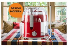 HAUSBERG HB-7500RS 350W vörös elektromos gyümölcscentrifuga 400ml Konyhai termékek - Konyhai kisgép (előkészítés / feldolgozás) - Gyümölcs centrifuga / prés - 502535