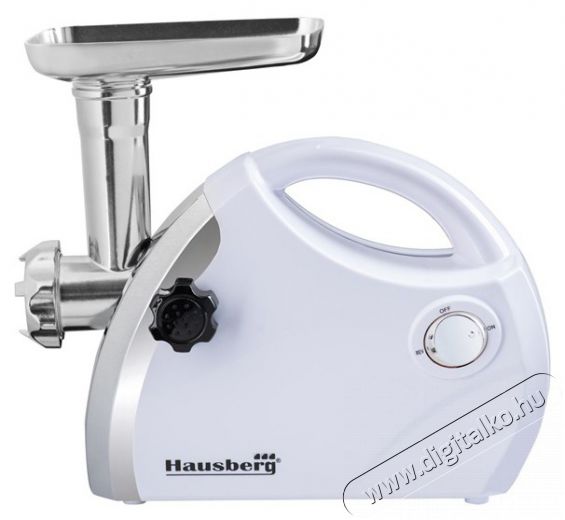HAUSBERG HB-3430AB 1800W fekete elektromos húsdaráló réz motor Konyhai termékek - Konyhai kisgép (előkészítés / feldolgozás) - Húsdaráló - 505141