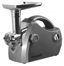 HAUSBERG HB-3430GR 1800W szürke elektromos húsdaráló réz motor Konyhai termékek - Konyhai kisgép (előkészítés / feldolgozás) - Húsdaráló - 505142