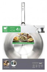 Healthy and tasty HT1006 30 cm-es wok serpenyő - rozsdamentes Konyhai termékek - Edény - Wok serpenyő - 338047