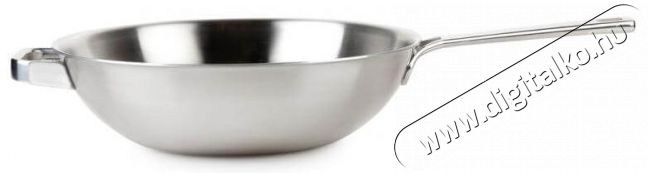 Healthy and tasty HT1006 30 cm-es wok serpenyő - rozsdamentes Konyhai termékek - Edény - Wok serpenyő - 338047