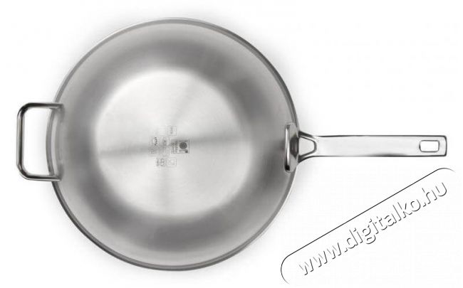 Healthy and tasty HT1006 30 cm-es wok serpenyő - rozsdamentes Konyhai termékek - Edény - Wok serpenyő - 338047
