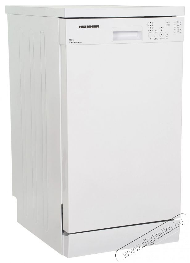 Heinner HDW-FS4505WE++ Szabadon&aacute;ll&oacute; mosogat&oacute;g&eacute;p, 45cm, 10 ter&iacute;t&eacute;k, 5 program, E energiaoszt&aacute;ly, feh&eacute;r Konyhai term&eacute;kek - Mosogat&oacute;g&eacute;p - Keskeny (45cm-ig) szabadon&aacute;ll&oacute; mosogat&oacute;g&eacute;p - 495842